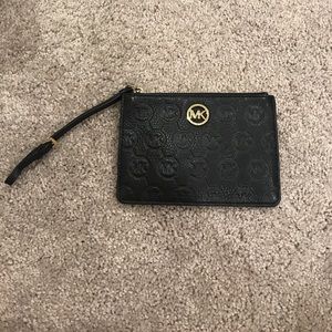 Michael Kors black wristlet - good condition